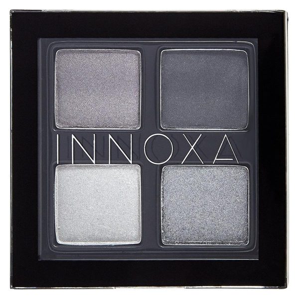 Innoxa Eyeshadow Quad Pressed Powder - Charcoal Crush